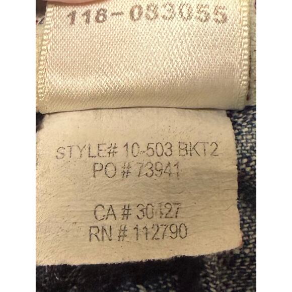 True Religion Joey Super T Flare Jeans Womens Size 25 USA Made Low Rise Bootcut - Picture 8 of 12